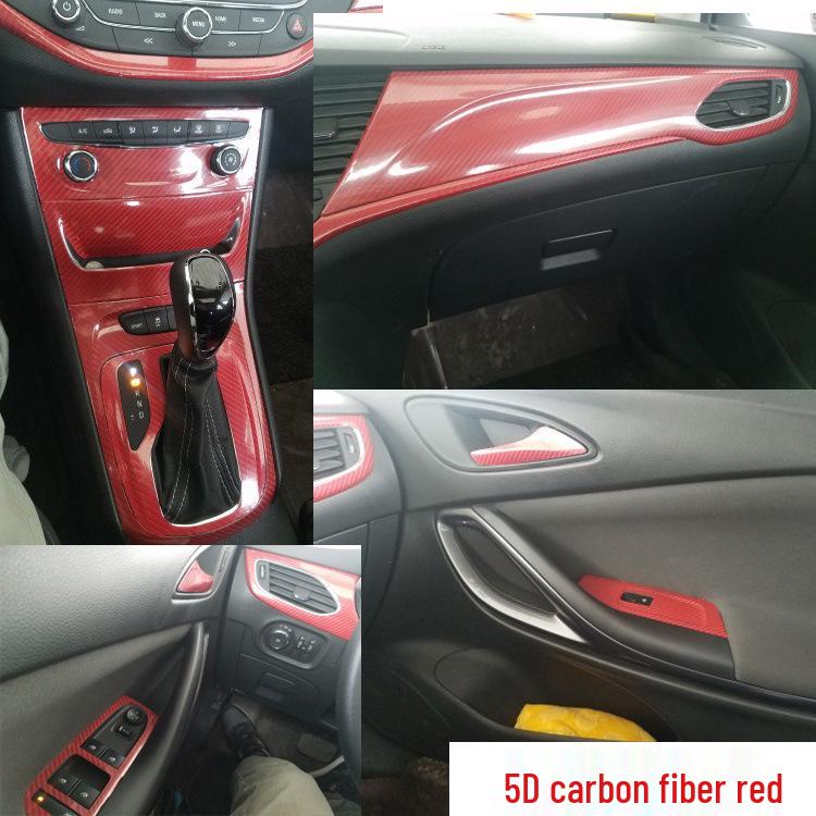 Buick Verano GS Carbon Fiber Interior Gear Shift Console Stickers
