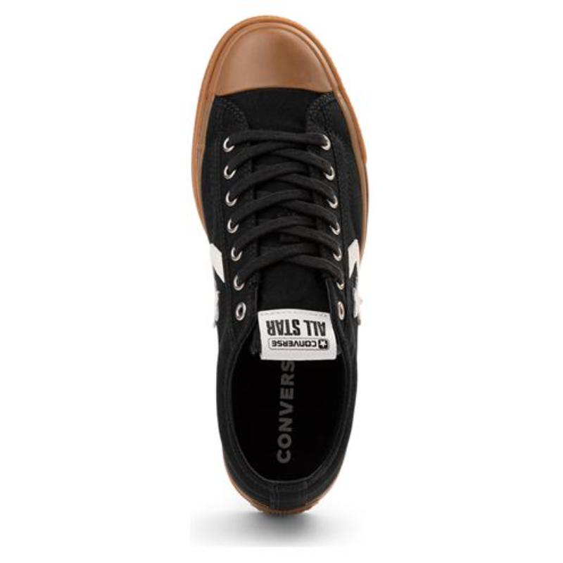 Converse Star Player 76 Comfortable and Versatile Non-Slip and Abrasion Resistant Board Shoes Unisex Black