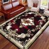 Красные Ретро Ковры Большой Площади Гостиная Европейская Декорация Дом Зона Дивана Ковер Великолепная Спальня Нескользящий Напольный Коврик Моющийся