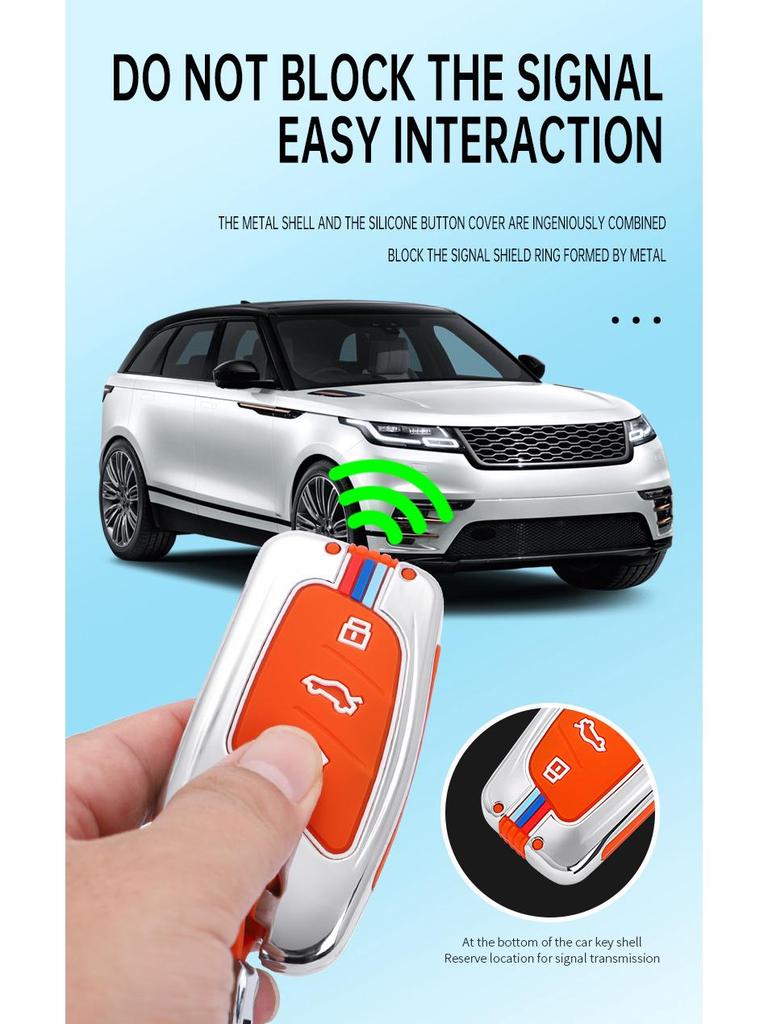 MG Car Key Cover for MG6 Pro, MG5, Navigator 21, MG HS, and ZS Models