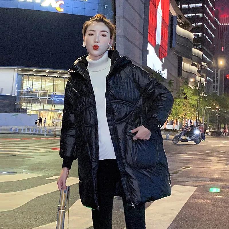 Women's All-match Western-style Padded Jacket, Women's Padded Jacket, Loose Bread Jacket, Mid-length Padded Jacket