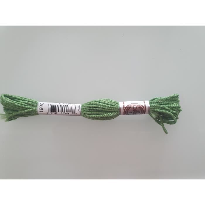 Fil retors - DMC - col. 2561 - 100 % coton - Idéal pour canevas - Création de bijoux