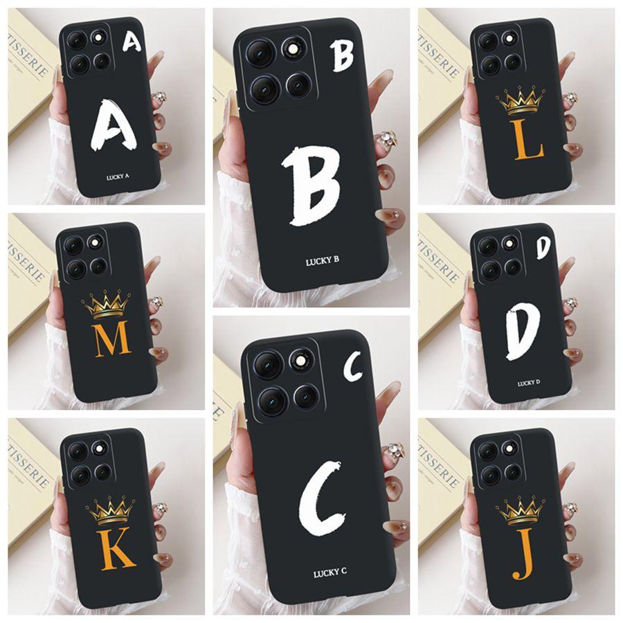 Чехол-бампер для Motorola Moto G86 Power Чехол для MotoG86 G 86 Power С рисунком букв Ударопрочный Мягкий силиконовый Чехлы для телефона Задняя крышка
