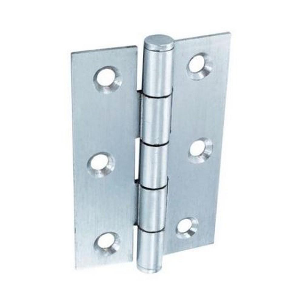 Securit Button Tip Butt Hinges (Pack of 2)