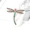 Clothing Accessories Fashion Rhinestone Dragonfly Animal Men And Women Temperament Corsage Coat Pin Brooch