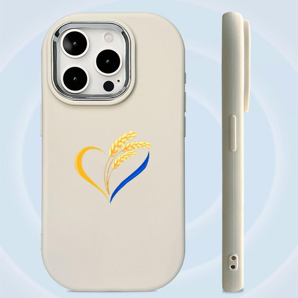 LZ27 Мягкий чехол для телефона с национальным гербом и сердцем для Samsung S24 Ultra S23 Plus S21 FE A16 A54 A34 A05s Infinix Hot 40 30i, защитный противоударный чехол для объектива