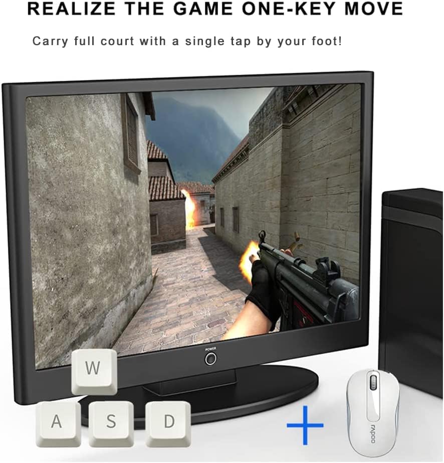 Ножной переключатель USB для ПК, программа, горячая клавиша, ножное управление для мыши, видеоигры, офисная работа, hands-free