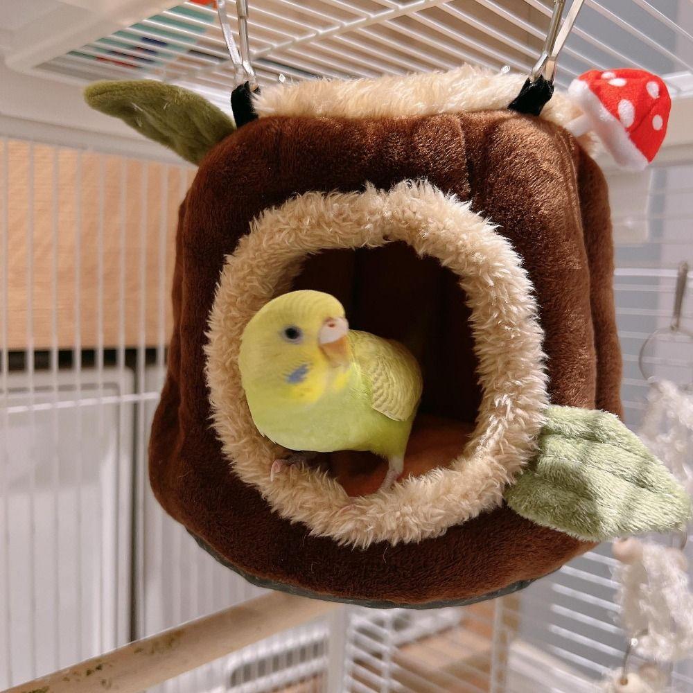 Теплый домик для хомяка Мягкие клетки для птиц и попугаев Креативная палатка для морских свинок Товары для животных