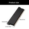 Охлаждающий радиатор для памяти DDR5 DDR4 DDR3 Рассеивание тепла Легкий алюминиевый Охлаждающая прокладка 140x35x9мм