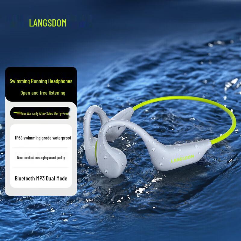 Lanston BE20 Беспроводные Bluetooth-наушники с открытым дизайном и костной проводимостью для спорта