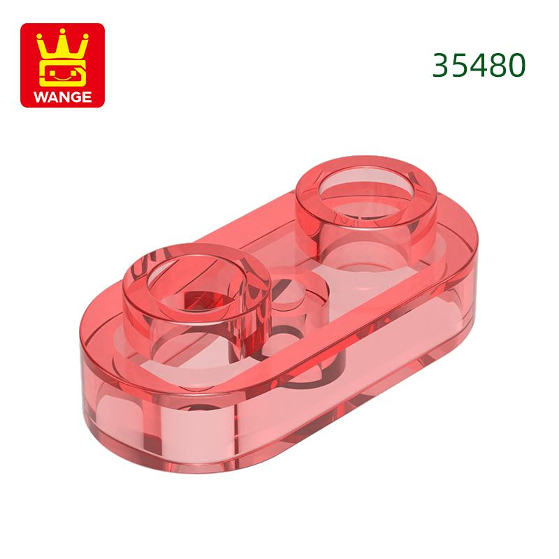 Нетоксичный 370 шт./лот 35480 Круглый 1x2 Открытый штырек Короткий круглый с 2 отверстиями Блок Moc Цветные Аксессуары Совместимые с Кирпичиком DIY Игрушки