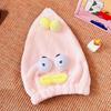 Hair Towel Hat Soft Elastic Frizz Reduction Cute Big Eyes Design Hair Drying Wrap for Shower Beach