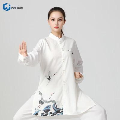 Униформа для Тай Чи и боевых искусств Chunjie из свободного хлопка и льна
