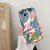 ДЛЯ iPhone Leaves Monstera Green Phone Case 14 11 12 Pro 8 7Plus SE X Pro 14 MAX 12 13 MINI XR XS iphone 14 Мягкие чехлы для телефонов