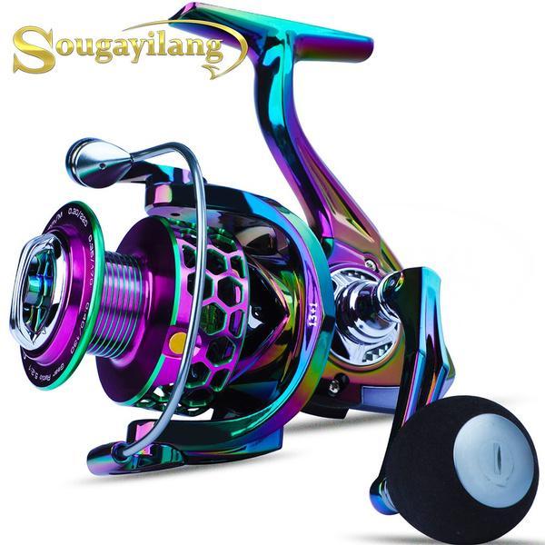 SOUGAYILANG Bait Casting Reel 13+1BB 5.2:1 Gear Ratio High Speed Fishing Reels Outdoor Fishing Wheels