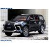 1/24 Lexus LX570 литой игрушечный автомобиль с инерционным механизмом, литой металлический игрушечный автомобиль со звуком и светом, 6 открытых дверей для детей, подарок, бесплатная доставка