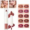 Matte Lip Gloss Lipstick.2-in-1 Double Head Velvet Lipstick Non Fading Non Stick Cup Long-lasting Waterproof Lip Gloss