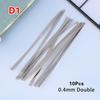 Dental Metal Polishing Sanding Strip Single/Double Side 0.4/0.6Mm Teeth Grinding Tool Surface Dentist Whitening Materials