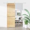 VidaXL Sliding Door and Hardware Kit 70x210 Cm Solid Pine, Interior Door, Interior Barn Door 3203254