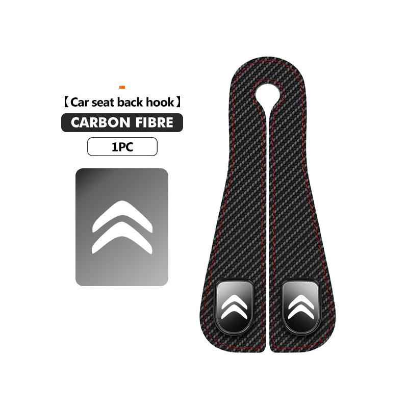 Car Seat Headrest Hook Leather Seat Back Purse Bag Hanger For Citroen C5 C1 C2 C6 C4L DS3 DS4 DS5 C-Elysee Grand Berlingo aiv256