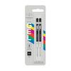 PARKER parker jotter оригинальный стержень для гелевой ручки гладкий черный черный гелевый стержень для гелевой ручки гелевый стержень для гелевой ручки средний наконечник 0 7 мм 2 шт.
