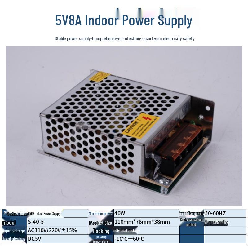 Блок питания 220В в 12В/24В/5В постоянного тока для светодиодных лент - 5А/10А/30А, Трансформатор 60Вт