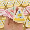 Сквиши Имитация Сырного Хлеба Игрушка для Сжатия Мягкая Снятие Стресса Медленно Поднимающаяся Сенсорная Игрушка-непоседа для Тревожности СДВГ Аутизма Подарки для Детей