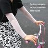 Summer Breathable Cycling & Climbing Arm Sleeves – High Elastic, Skin-Friendly, Sun Protection Elbow Guards