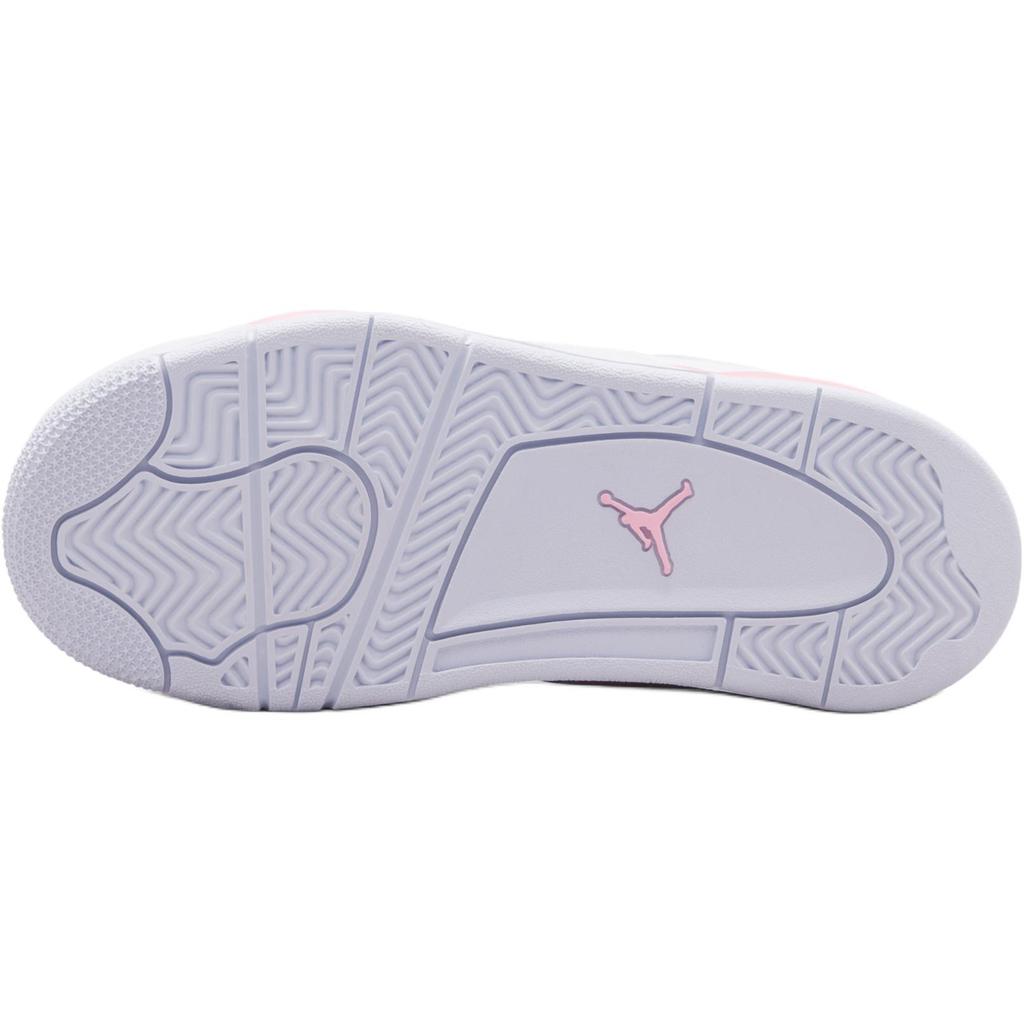 Air Jordan 4 Retro PS День Святого Валентина Детские Кроссовки Белый Средне-Мягкий Розовый Половина Синего IB7069-100