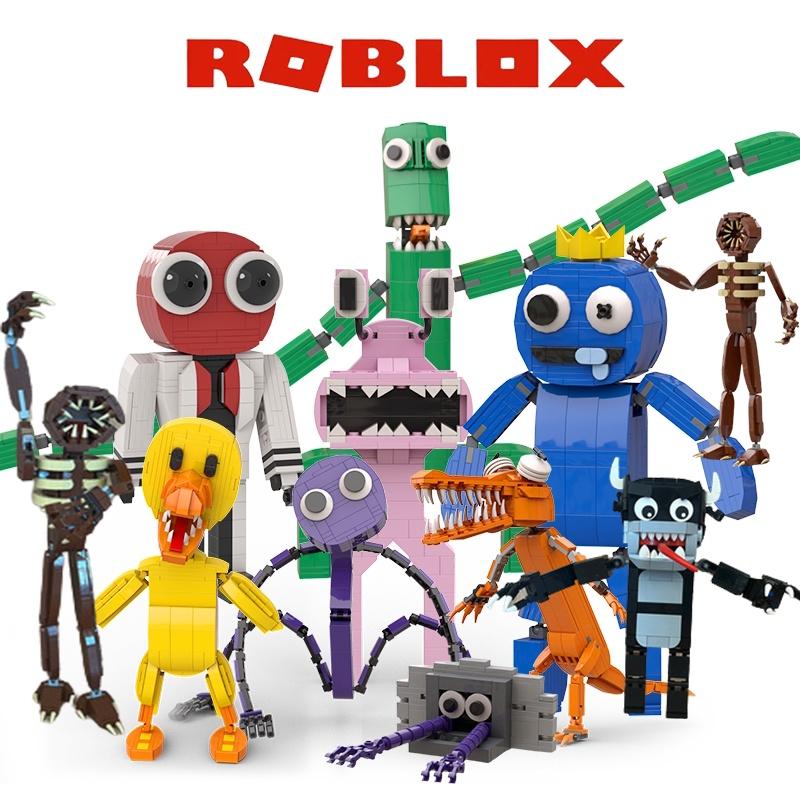 Roblox Радужные друзья Синий Модель строительных блоков Высококачественная Сделай сам Экшн-фигурка