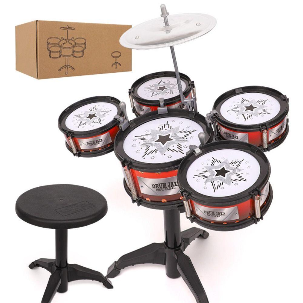 Beat 5 Drums Musical Instruments Drum Sets Children Jazz Drum Toy Children/Kids Gifts