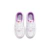 Nike Force 1 PS Contrast Stitch - Fuchsia Glow Kids кроссовки белые гипер-розовые DC9672-110