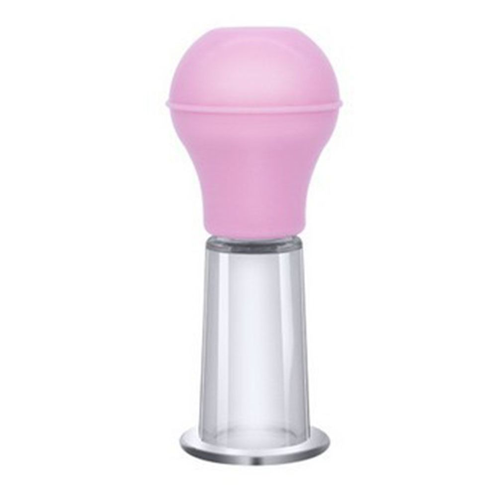 Pink/Blue Facial Massage Cup PVC Skin Scraping Cup 3 Sizes Vacuum Cup Home Beauty