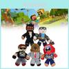 Vibrant Minecraft Tube Heroes Plush Doll Featuring Bold Colors And Durable Fabric