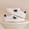 Маленькие белые туфли женские весенние новые на плоской подошве универсальные легкие повседневные спортивные кеды на мягкой подошве со звездой