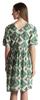 Bimba Printed Summer Shift Dress For Women V Neck Short Dress W  Pockets Western Midi