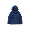 Logo Training Sports Hooded Down Jacket Unisex Outerwear Academy-Blue 21600801-408