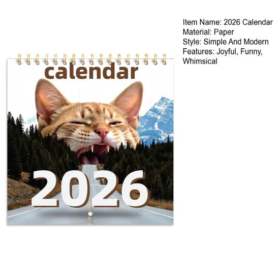 Настенный календарь 2026 2026 Янв. декабрь. 2026 Ежемесячный планер на 12 месяцев