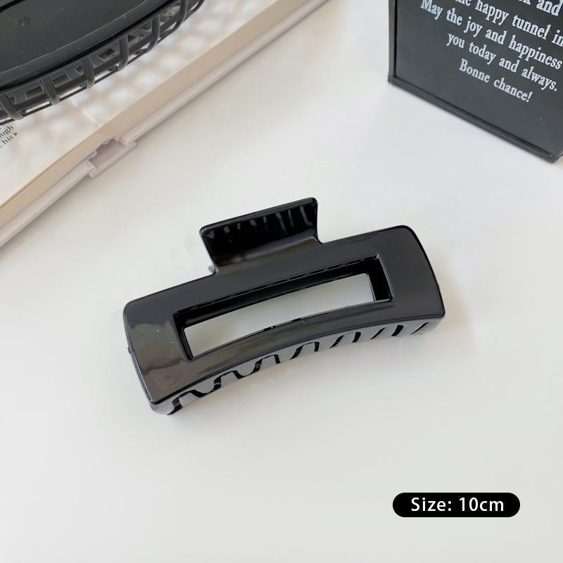 Корейская квадратная заколка для волос «Акула»: Элегантная, простая, крупная заколка для волос для женщин. Отлично подходит для придания объема головному убору на затылке.