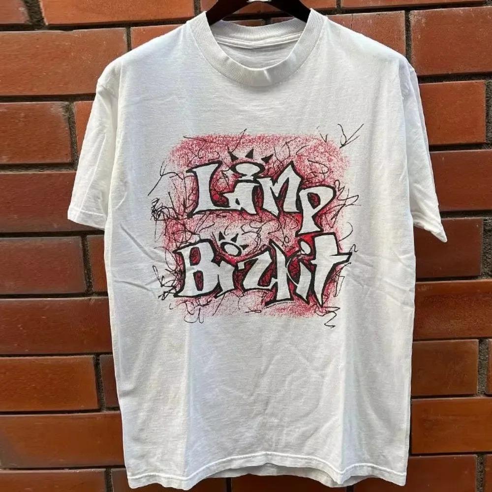 2026 Limp Bizkit Limp Baztit Группа ОС Модный Бренд Рок Панк Короткий Рукав Американский Короткий Рукав Футболка Мужчины Женщины Лето Хлопковая Футболка