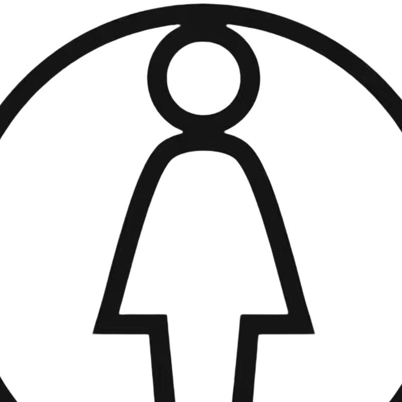 Четкий указатель туалета, простая установка, табличка для ванной комнаты, туалетная табличка, указатель туалета, символы мужчины и женщины