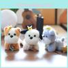 Puppy Keychain Plush Stuffed Toy Backpack Accessory Gift For Decor Nursery