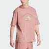 adidas Спортивная одежда Codes Doodle Скутер Повседневная футболка с круглым вырезом и коротким рукавом Мужские топы Тепло-земляной-коричневый JJ3969