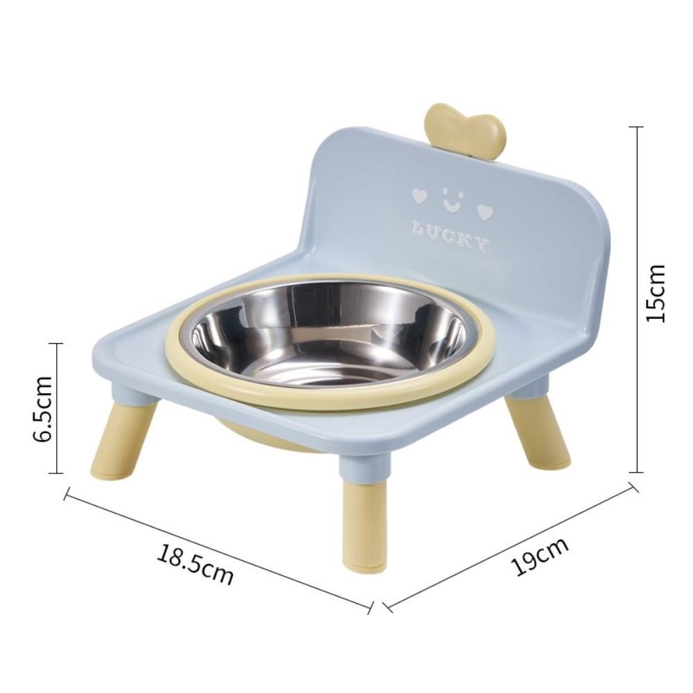 Anti Slip Base Raised Pet Feeder Anti Spill Cat Food Water Bowl Small Dog Feeding Bowl For Cats