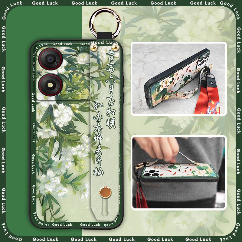 Наручный ремешок для телефона ZTE Blade A34 Прочный Модный Держатель для телефона Защитный Пыленепроницаемый Противоударный Шнурок