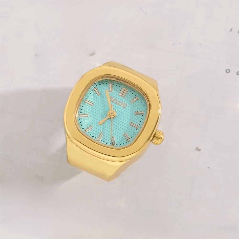 Punk Rings Jewelry Clock Vintage Finger Watch Ring Hip Hop Roman Quartz Watch Women