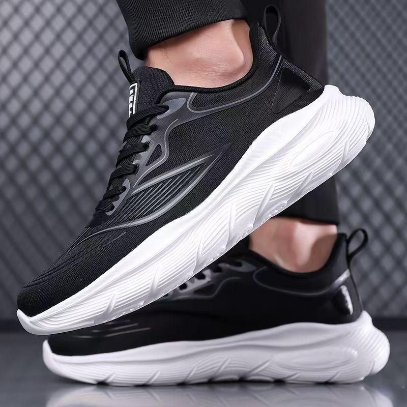 Мужская обувь новая большой размер мужская спортивная обувь студенческая мягкая подошва кроссовки сетка дышащая удобная холодная липкая обувь