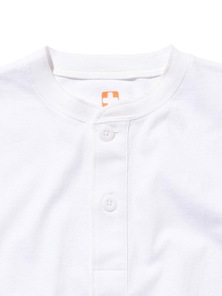 2 шт. в упаковке Henley Neck WHITE XL 38040003156 [Beams Plus] Футболка Футболка мужская