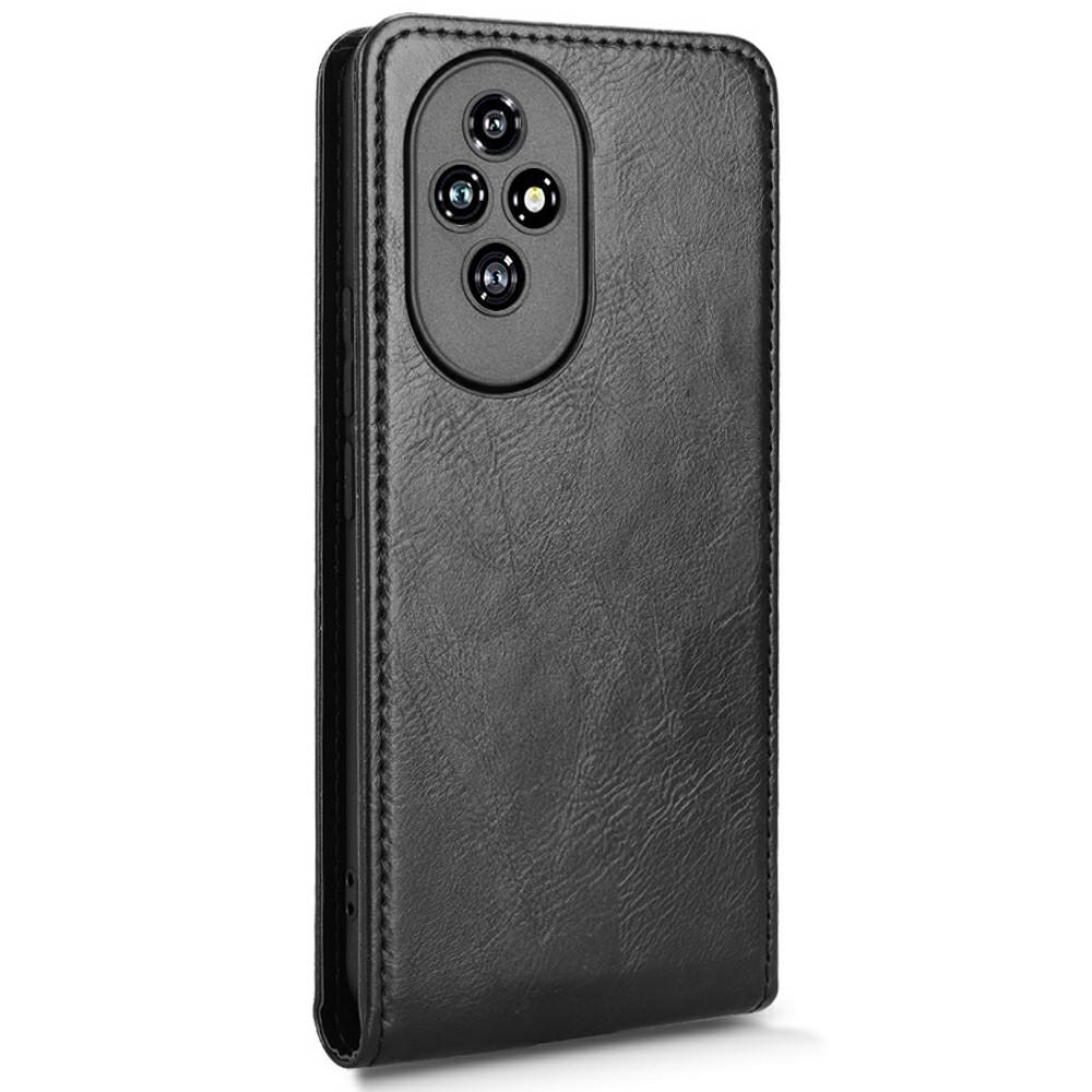 Чехол для Honor 200 5G с отделением для карт, магнитный вертикальный откидной кожаный чехол для телефона