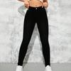 Женские Цветные Повседневные Модные Брюки, Универсальные Цветные Джинсы Стройного Кроя